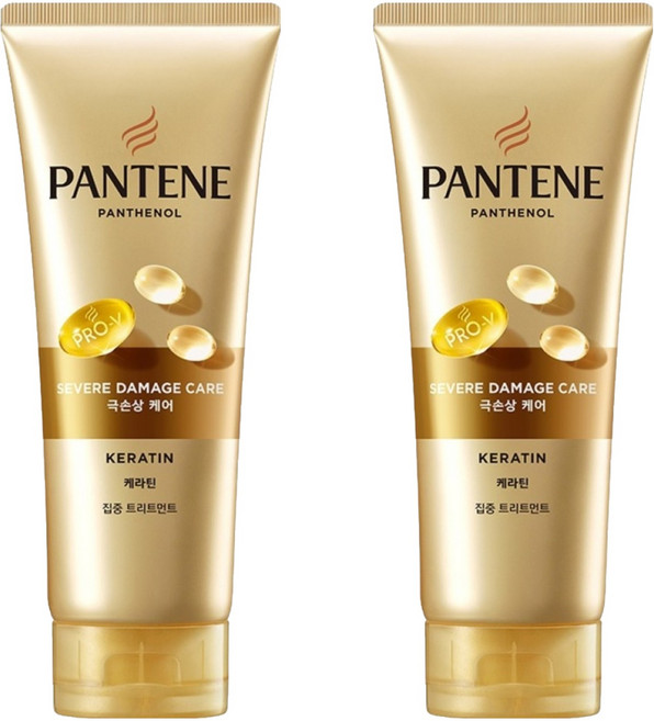 팬틴 극손상 케어 집중 트리트먼트, 220ml, 2개