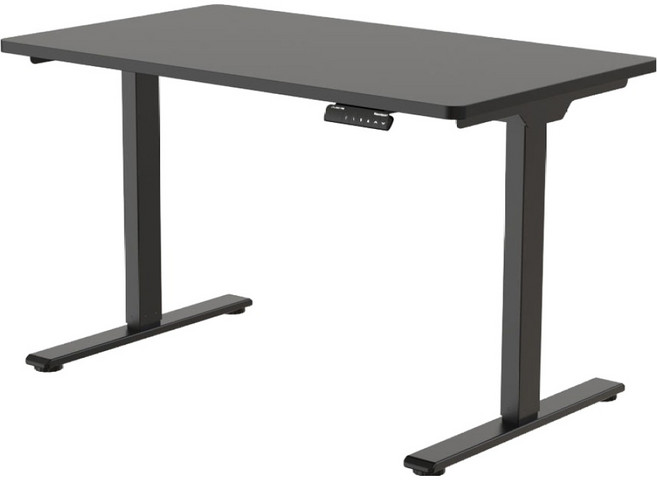 FlexiSpot 플랜티엠 PRO 듀얼모터 전동 모션데스크 방문설치, 블랙