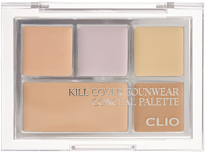 클리오 킬커버 파운웨어 컨실 팔레트, 1개, 퓨어조이