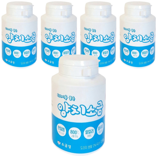 소금성 도라지를 품은 양치소금, 5개, 150g