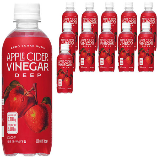 클룹 애사비소다 딥, 350ml, 12개