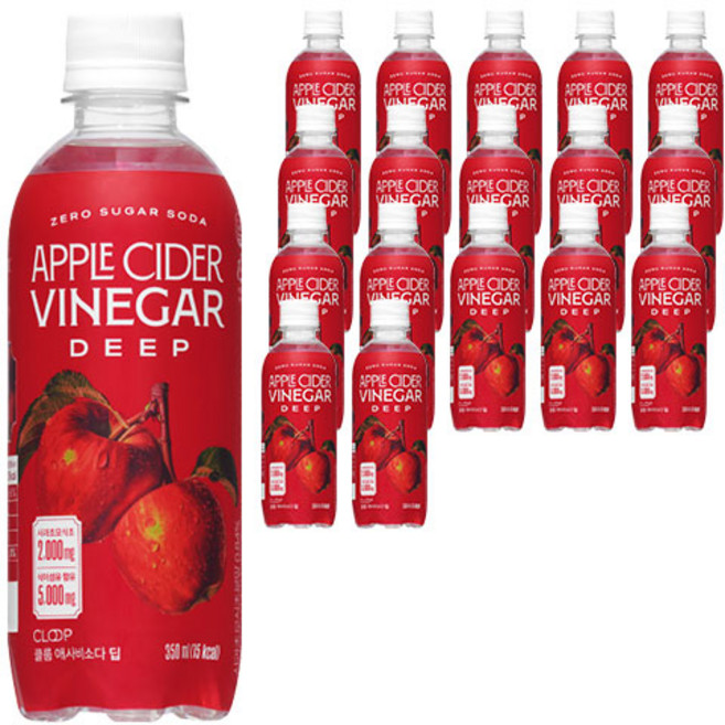 클룹 애사비소다 딥, 350ml, 18개