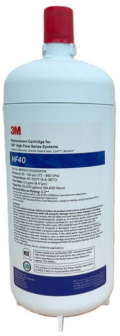 3M 替換濾芯 DWS140/DWS1401/DWS1402適用, 1個, HF40