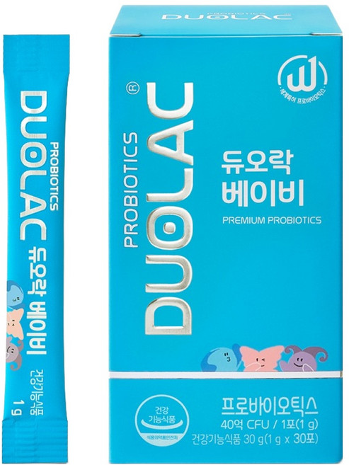 듀오락 베이비 프로바이오틱스 유산균 30p, 30g, 1개