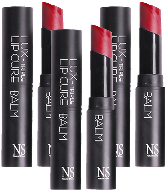 네츄럴샤인 럭스 트리플 립큐어밤 더맨, 01네츄럴, 5g, 3개