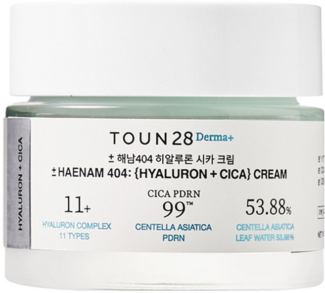 TOUN28 海南404 玻尿酸積雪草乳霜, 1個, 50g