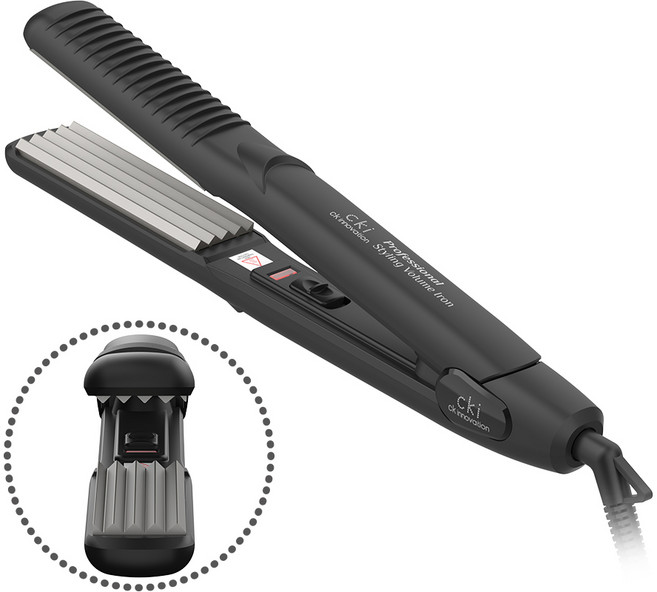 CKI 나이아가라펌 고데기, CKI-F100, 블랙