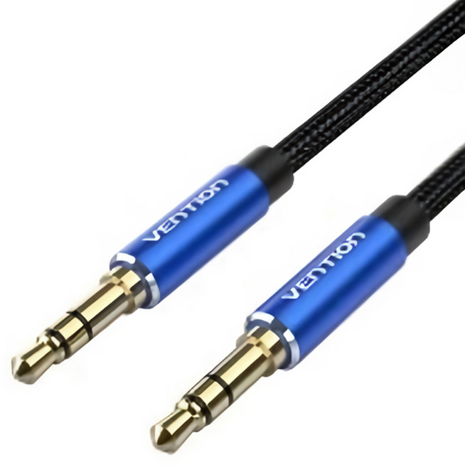 VEnTIOn 威迅 BAW系列 3.5mm 公對公音頻線, BAWLJ, 藍色, 1條