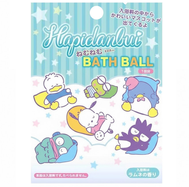 Sanrio 三麗鷗 沐浴球 附玩具 款式隨機, 75g, 1包