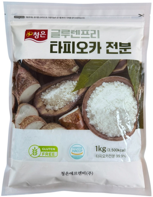 청은에프엔비 글루텐프리 타피오카 전분, 1kg, 1개