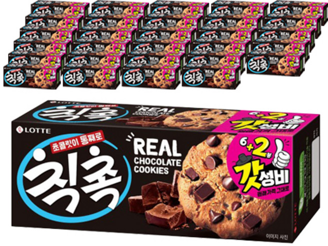 롯데웰푸드 칙촉, 120g, 40개