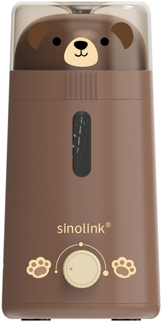 시노링크 무선 심조절 전자동 곰돌이 연필깎이, 브라운, 1개