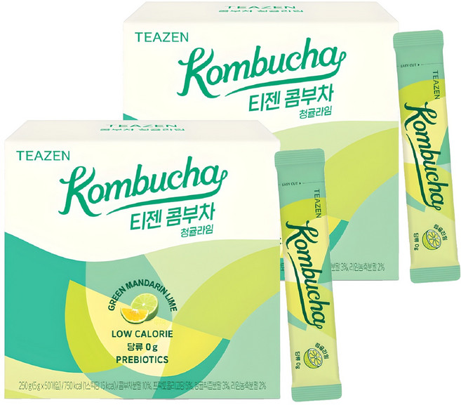 티젠 콤부차 청귤라임, 5g, 50개입, 2개