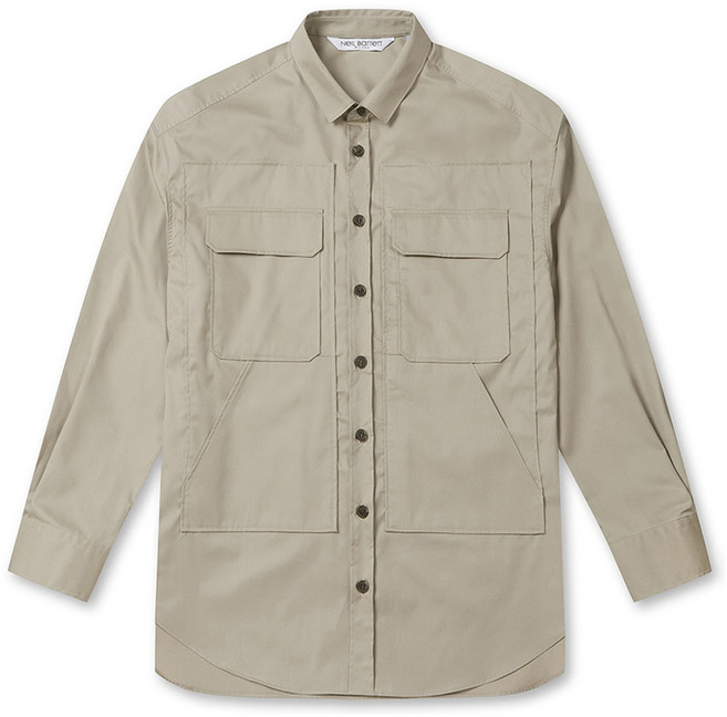닐바렛 남성용 프론트 포켓 디테일 셔츠 NHSAM23001CAX