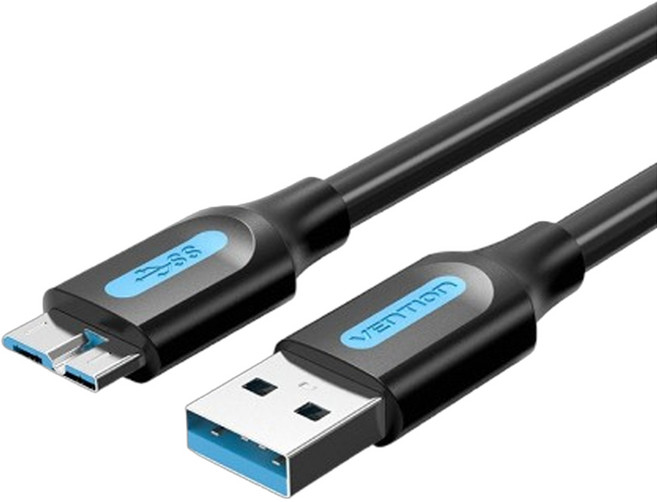 VEnTIOn 威迅 COP系列 USB 3.0 A公-Micro-B公數據線 0.5M 5Gbps, 2條