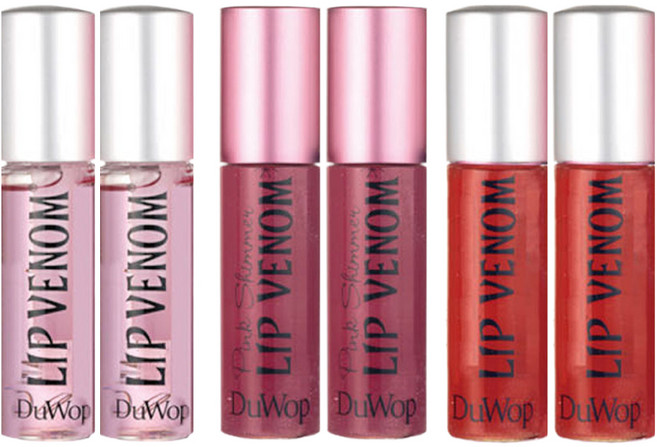 DuWop 迷你猛毒豐唇蜜 1.5ml x 3件組, 2個, 經典猛毒唇蜜+粉紅亮澤猛毒唇蜜+皇家猛毒唇蜜