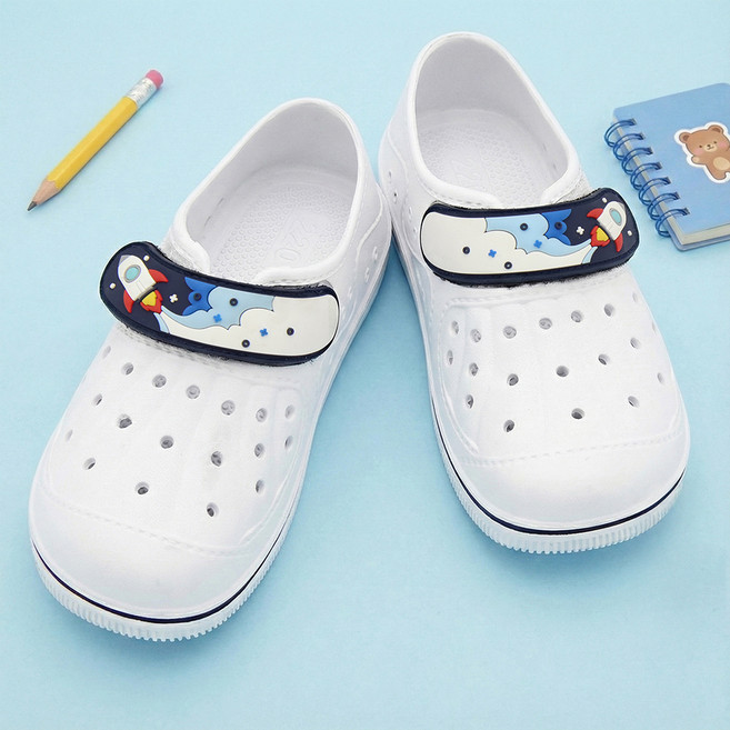 페이퍼플레인키즈 EVA 미끄럼방지 벨크로 실내화