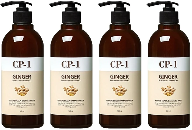 씨피원 진저 퓨리파잉 샴푸, 500ml, 4개 - 쿠팡
