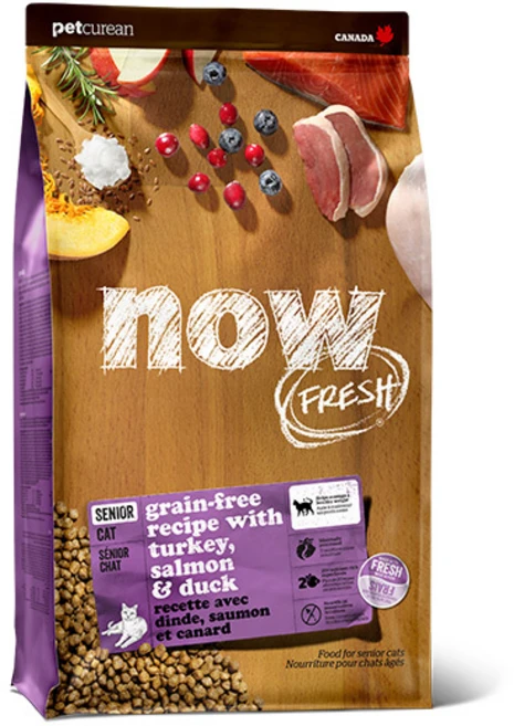now 고양이 그레인프리 기능성 사료, 시니어, 3.63kg, 1개 - 쿠팡