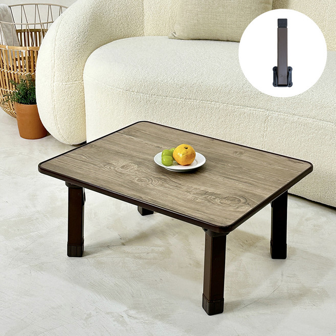 한일 국내 제조 2단 높이조절 접이식 테이블 + 교체용 상다리 세트, 02옹이