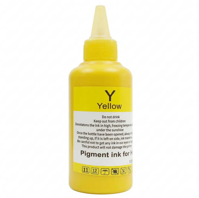 NEXTPAGE 台灣榮工 HP Pigment 可填充顏料墨水瓶 100ml, 黃色, 1瓶