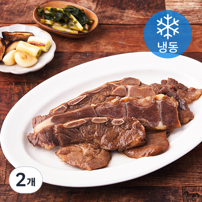 푸드컨테이너 LA식 양념갈비 (냉동), 1kg, 2개