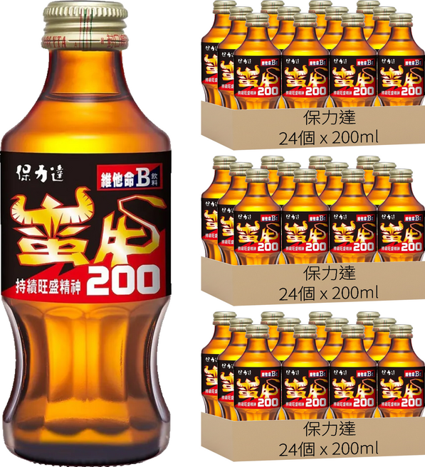 保力達 蠻牛, 200ml, 72瓶
