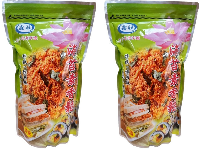 鑫旺 海苔素香鬆, 600g, 2個