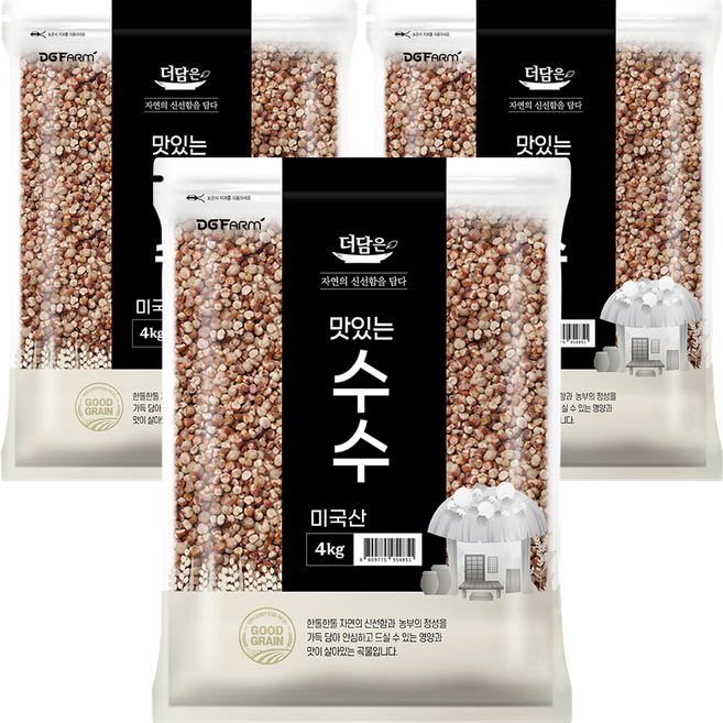 더담은 맛있는 수수, 4kg, 3개