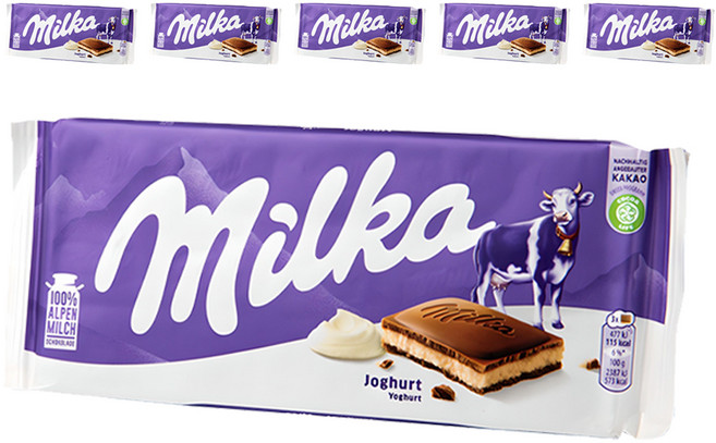 밀카 초콜릿 요거트, 100g, 6개