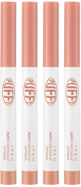입큰 퍼피 컨투업 립 펜슬 0.8g, 01멜로우드리즐, 4개