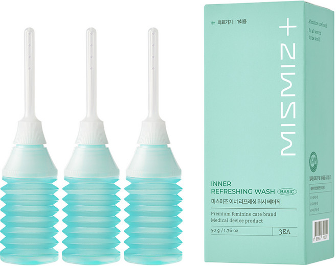 미스미즈 이너 리프레싱 워시 베이직 질세정기 여성청결제 3개입, 150g, 1개