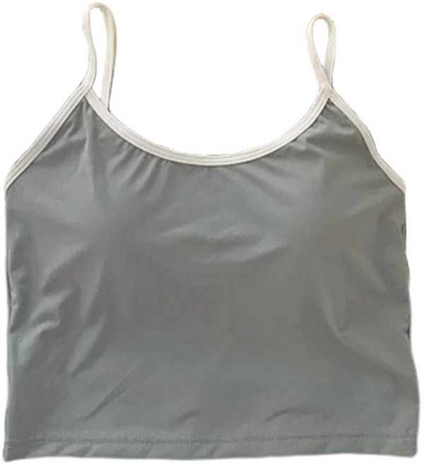 B741 冰絲吊帶帶胸墊背心