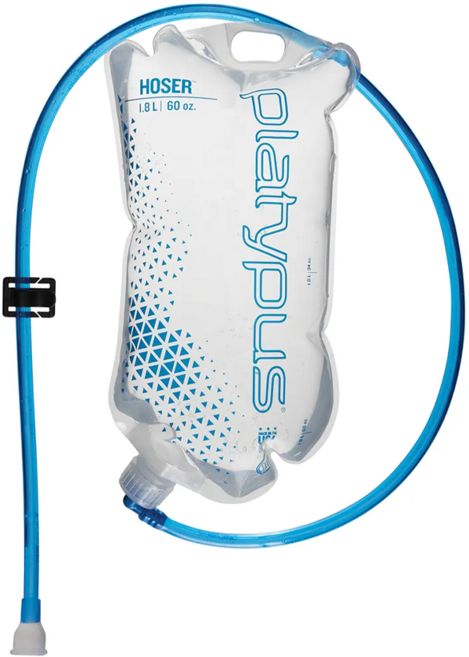 platypus 鴨嘴獸 Hoser Reservoir 吸管水袋 1.8L, 透明色 + 藍色, 1個
