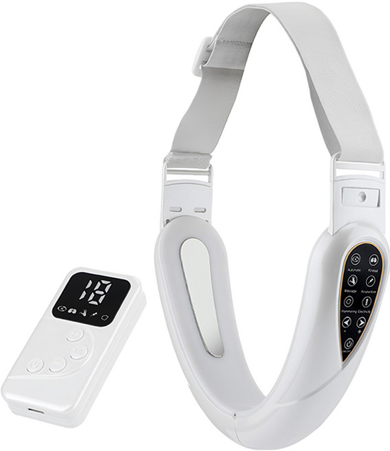 Well Life 悅生活 Best buy V型無線瘦臉緊緻神器 頂規版 15段力道, 白色, HLXZ1
