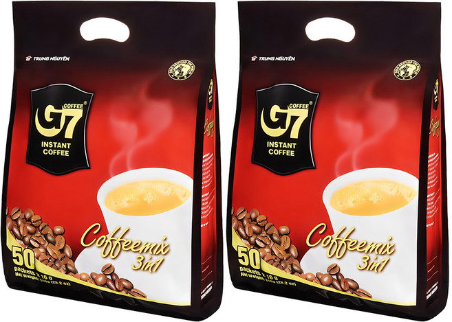 G7 3in1 커피믹스 수출용, 16g, 50개입, 2개