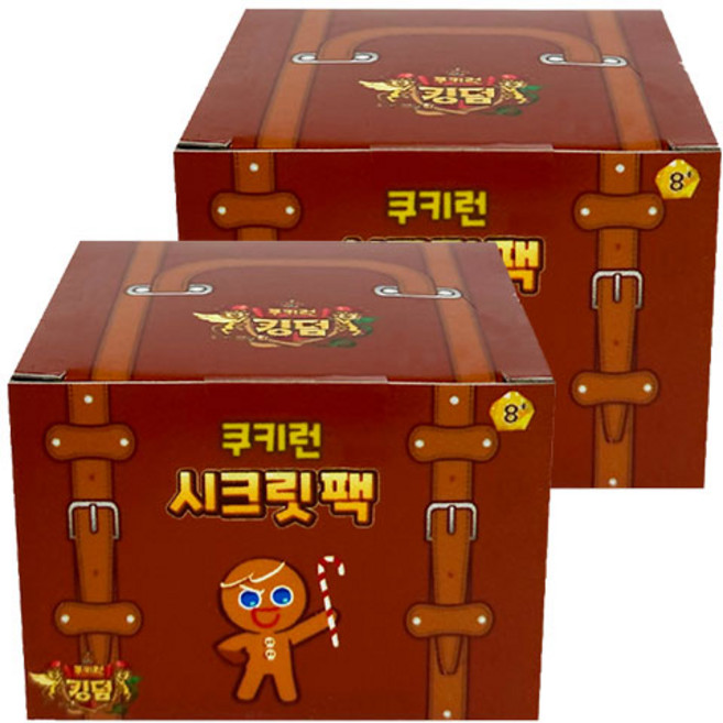 쿠키런 시크릿팩 피규어 랜덤발송, 2개