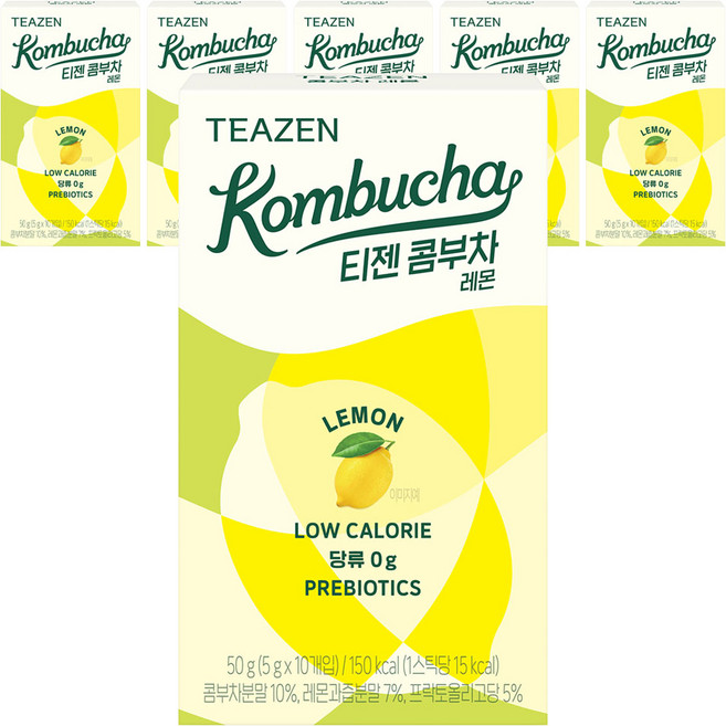 티젠 콤부차 레몬, 5g, 10개입, 6개