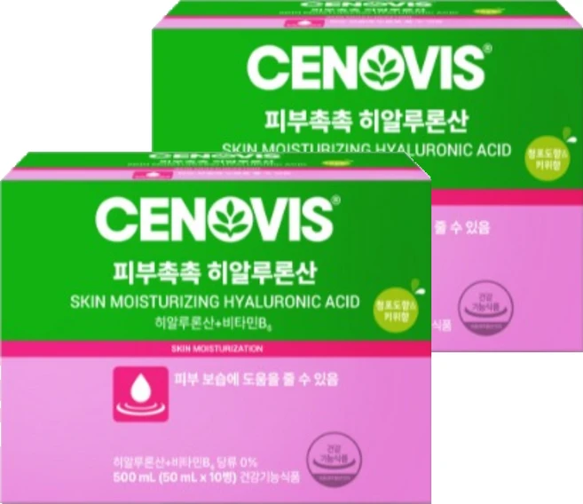 세노비스 피부촉촉 히알루론산 비타민B6 10p, 500ml, 2개 - 쿠팡