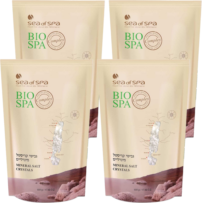 sea of spa 全天然死海礦物鹽, 500g, 4包