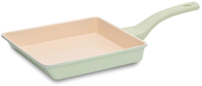 드림셰프 OSLO 허브 인덕션 사각 후라이팬, 1개, 19 x 23 cm