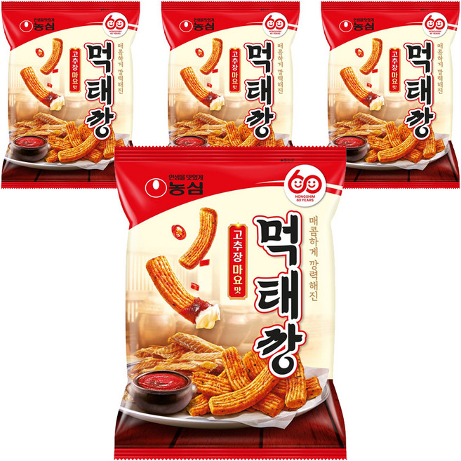 먹태깡 고추장마요맛, 60g, 4개