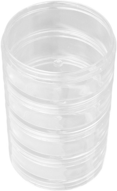 KEYWAY 聯府 連續盒4層 7cm, 透明, 1個