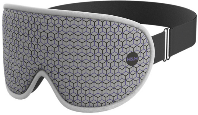 H&H 南良 石墨烯鈦鍺立體眼罩 EP-E03, 時尚灰, 1個