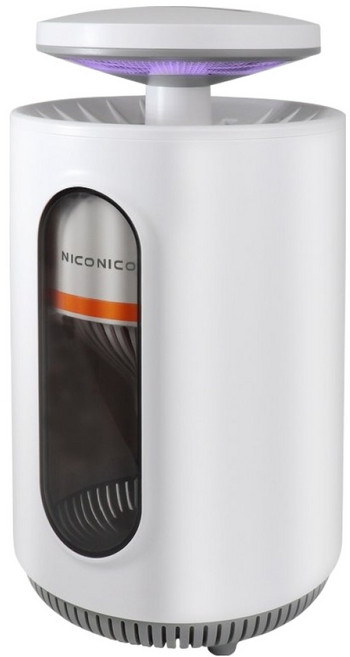 NICONICO 強效吸入電擊式捕蚊燈 360°吸入 睡眠模式 USB供電, NI-EML1001
