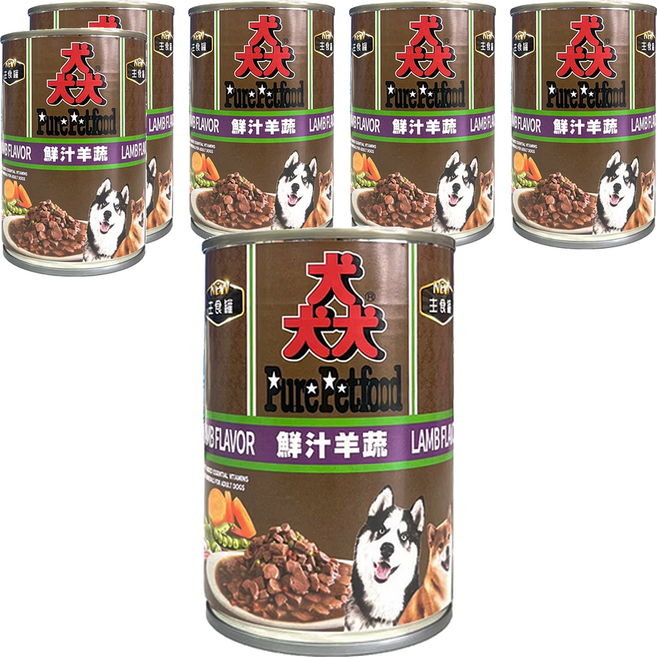 PRO PURE 猋 成犬罐頭, 400g, 6罐, 鮮汁羊蔬