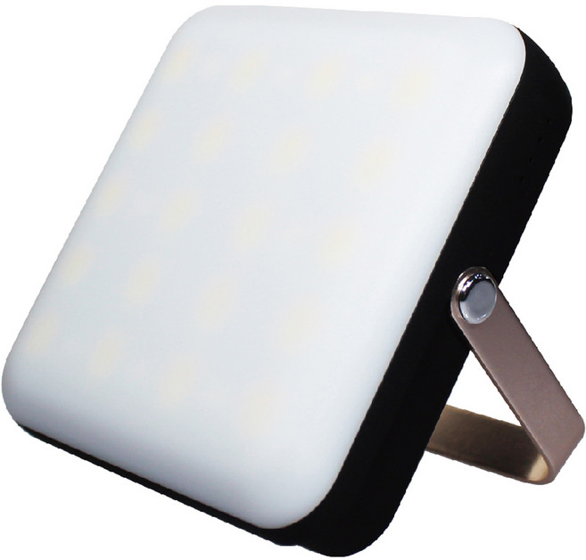 브리튼 휴대용 LED 캠핑 랜턴 10000mA BRO-10000K, 블랙, 1개