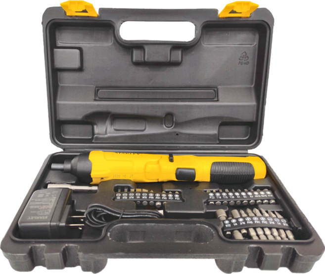 STANLEY TOOLS 4V鋰電螺絲起子機 + 31件配件 USB充 ST-SCS4K, 1組