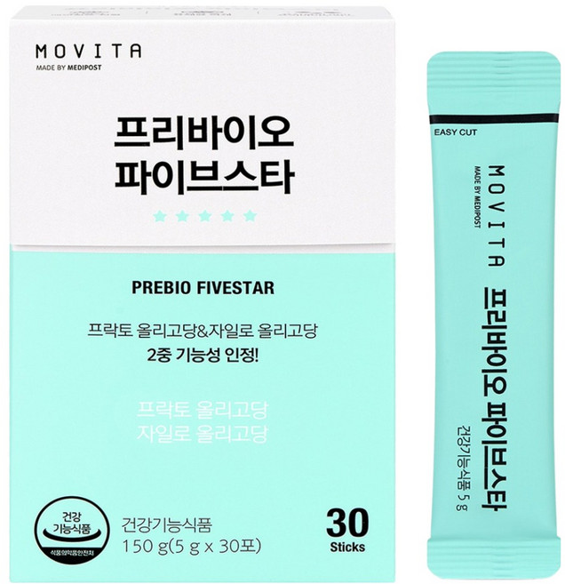 모비타 프리바이오 파이브스타 프리바이오틱스, 150g, 1개