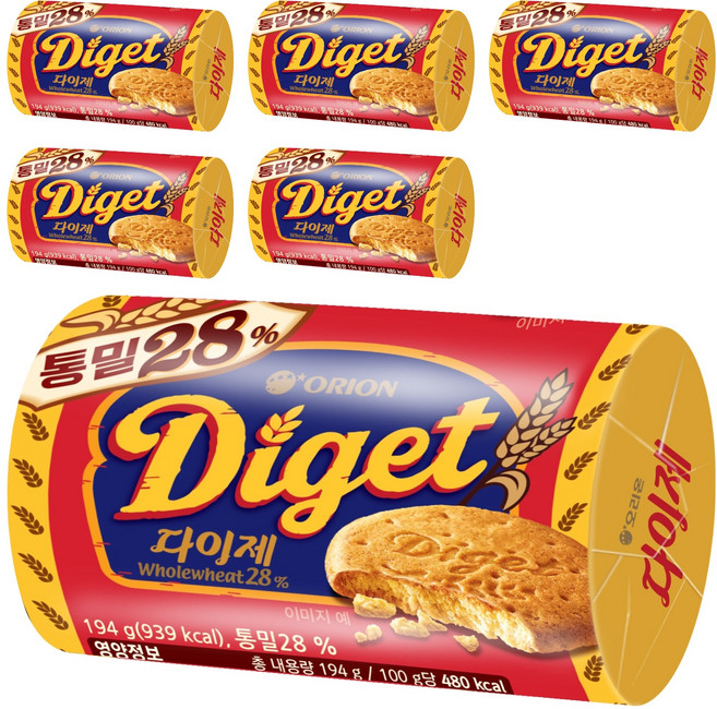 닥터유 다이제, 194g, 6개